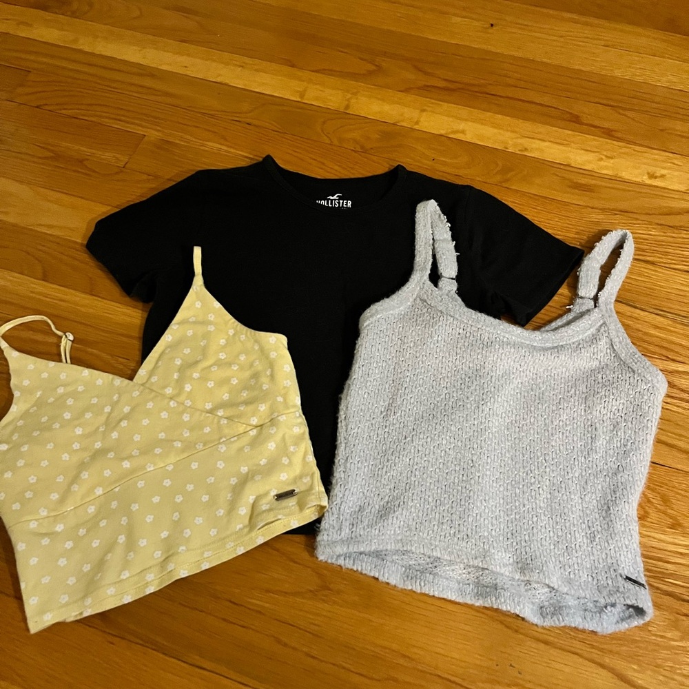 3 Hollister Tops, Size XS & S